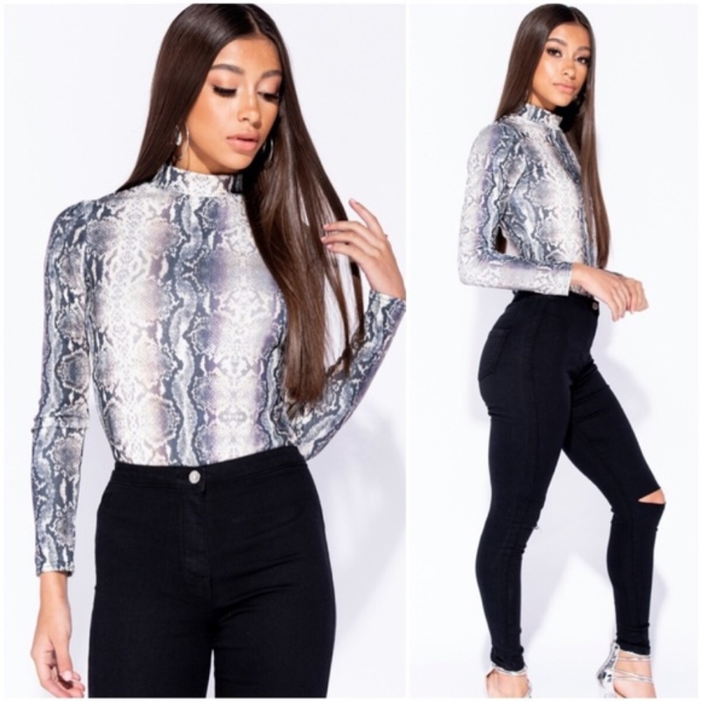 Snakeskin Bodysuit.